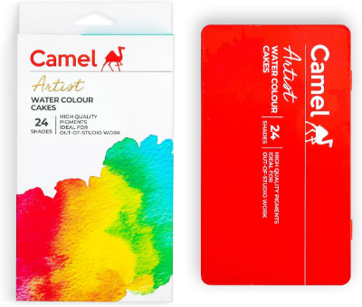 Picture of Camel Artist water color cake Pack of 24 Shade