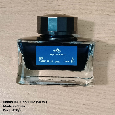 Picture of JINHAO hardcover Glass bottle ink Dark Blue - 50 ml