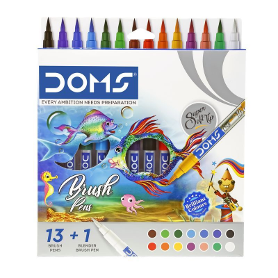 Picture of Doms Multicolor Brush Pens 14 Shades