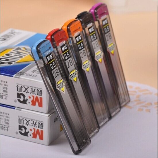 Picture of M&G 0.5mm 2B mechanical pencil lead high quality excellent writing pencil refill SL-301 - 1 Pcs
