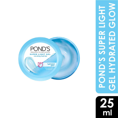 Buy Ponds Hydrated Glow Super Light Gel Moisturiser (India) 25ml at Best Price In Bangladesh