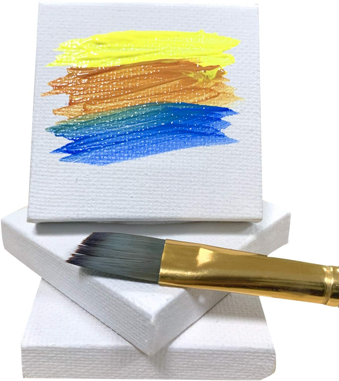 Picture of White Mini Canvas 2x2 inch 3 Pcs