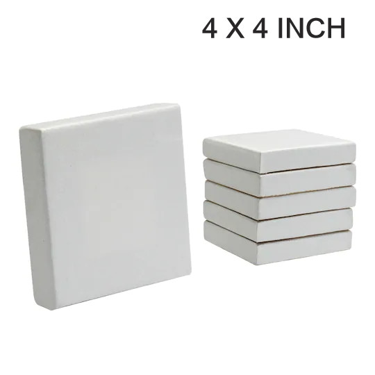 Picture of White Premium Canvas 4X4 - Combo Of 5 pcs