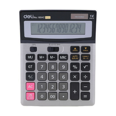 Picture of Deli EW1654C Calculator metal 12 Digit