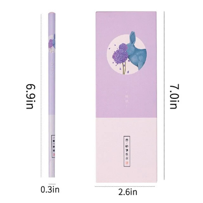 Picture of MiYA HIMI Cute Animal Charcoal soft Pencil Set for Drawing Sketching 8Pcs in one set for Artist and Kids