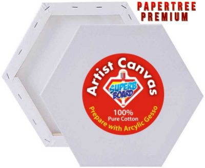 Picture of Hexagon canvas 4X4 inch