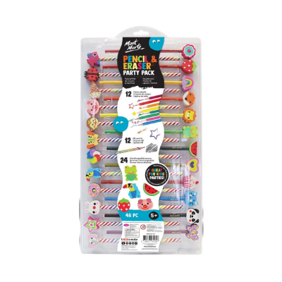 Picture of Mont marte Pencil and Eraser Set 48 pc in one pack