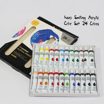 Picture of Keep Smiling Premium Acrylic Paints 12ml - 24 color
