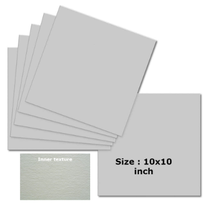 Picture of Papertree White Paper canvas 10x10 inch (4 pcs)