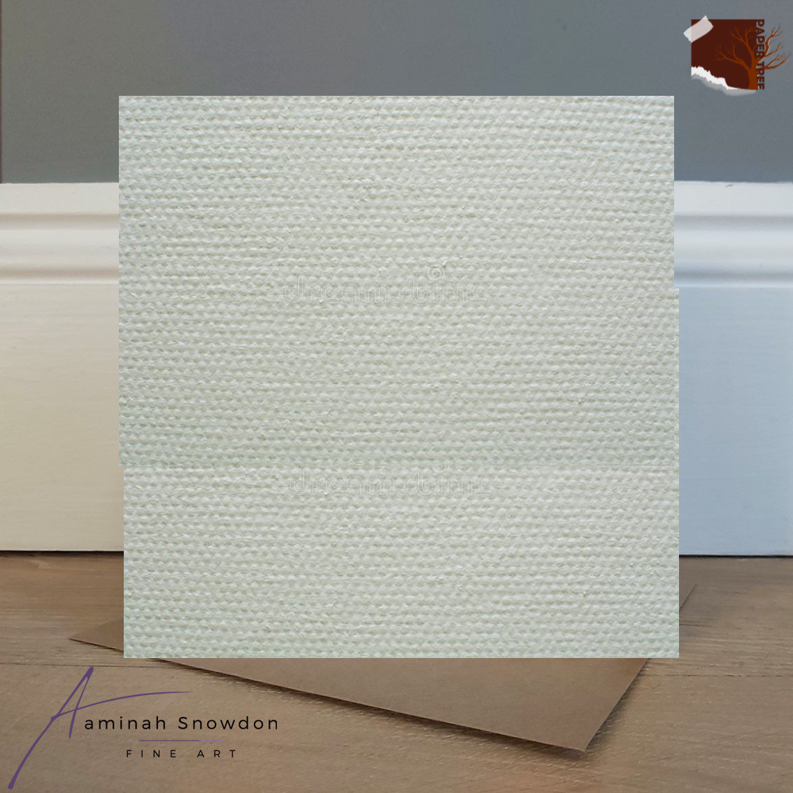 Picture of Papertree White Paper canvas 10x10 inch (4 pcs)