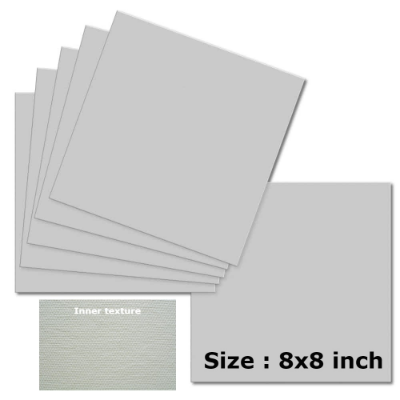 Picture of Papertree White Paper canvas 8x8 inch (4 pcs)