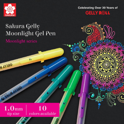 Picture of Sakura Gelly roll Moonlight & white Set Of 12