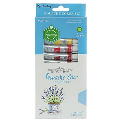Picture of Keep Smiling Gouache Color Set - 12 Colors