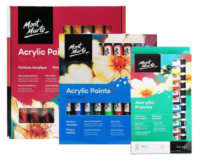 Picture of Mont Marte Acrylic Paints 12 ml 18 Color