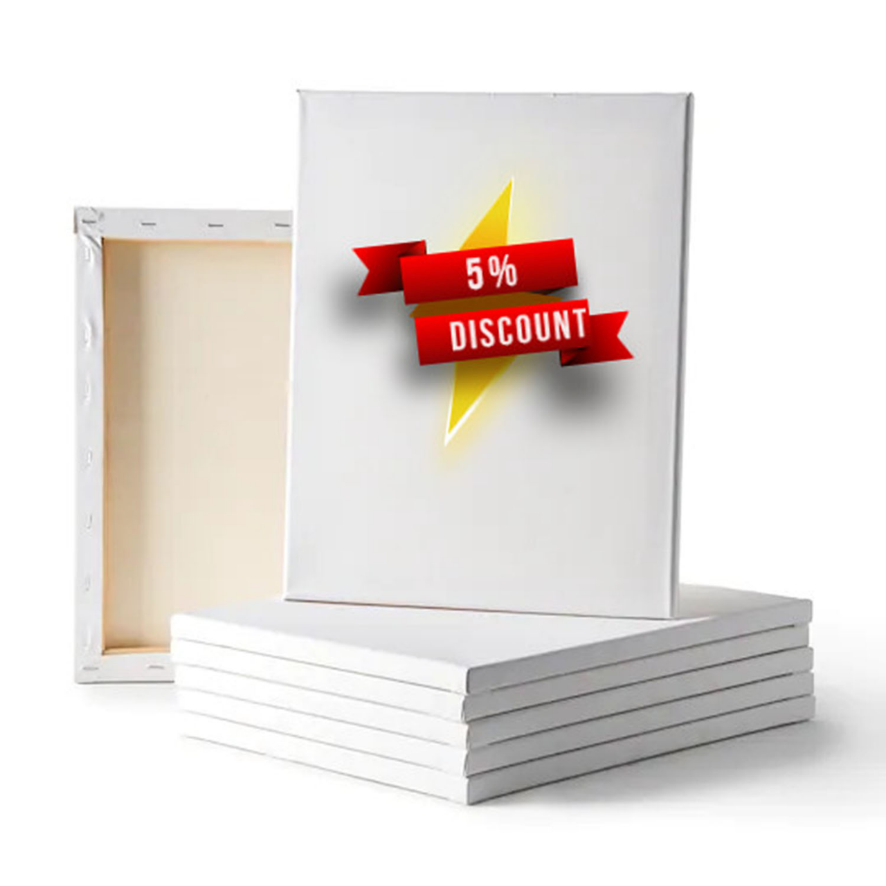 Picture of White Premium Canvas  30/36 inch (2ps)