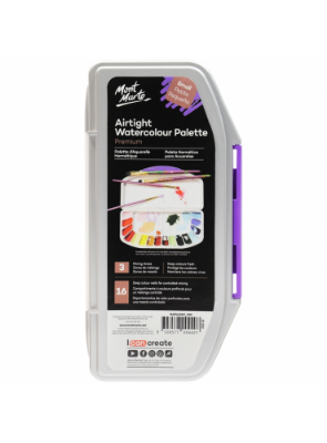 Picture of Mont Marte Premium Airtight Watercolour Palette 16 Slot