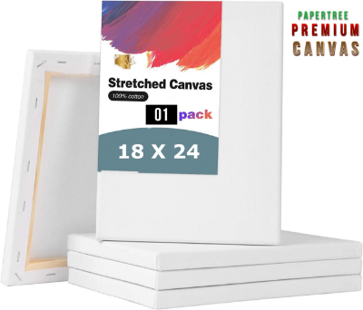 Picture of White Premium Canvas 12/12