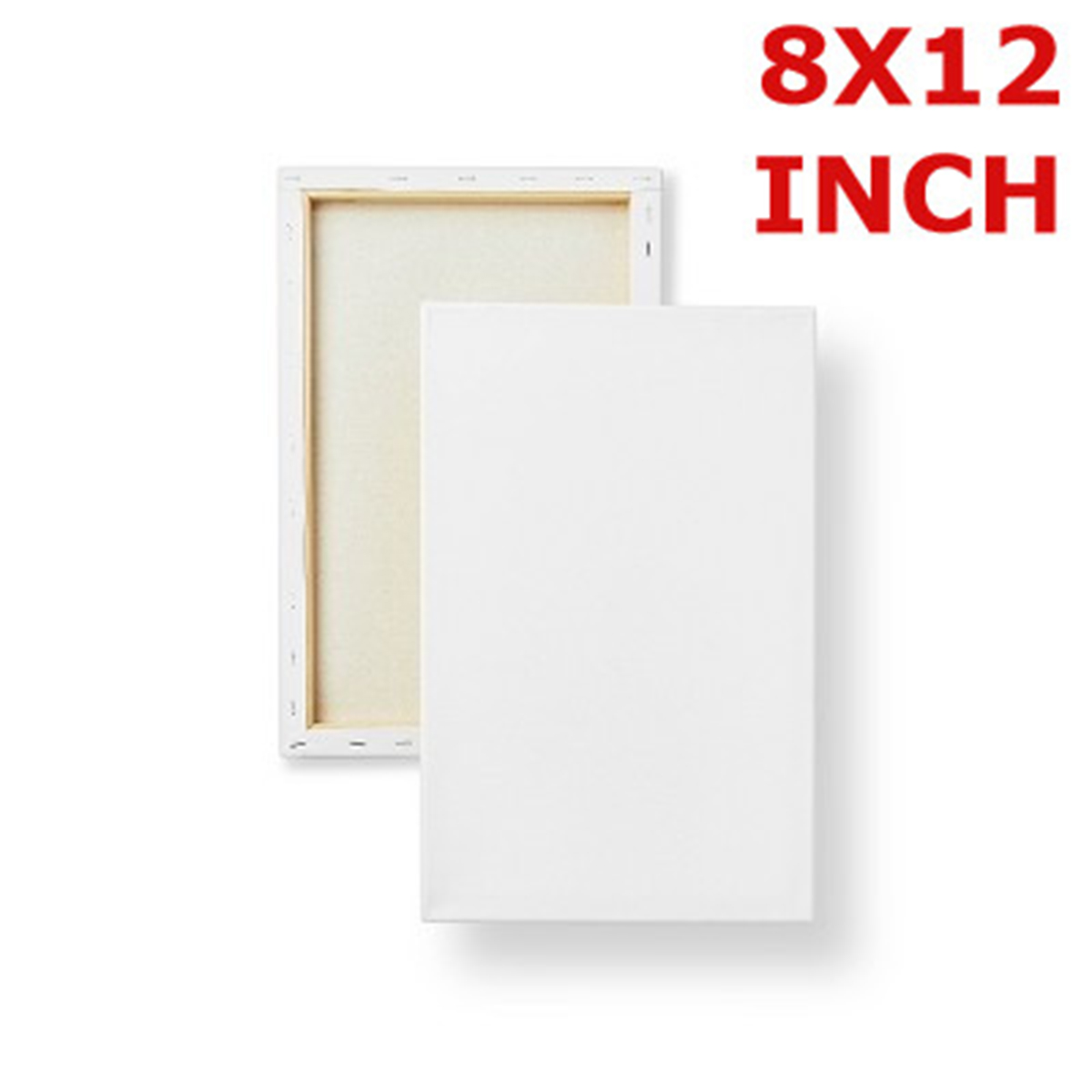 Picture of White Canvas Size : 8/12 inch