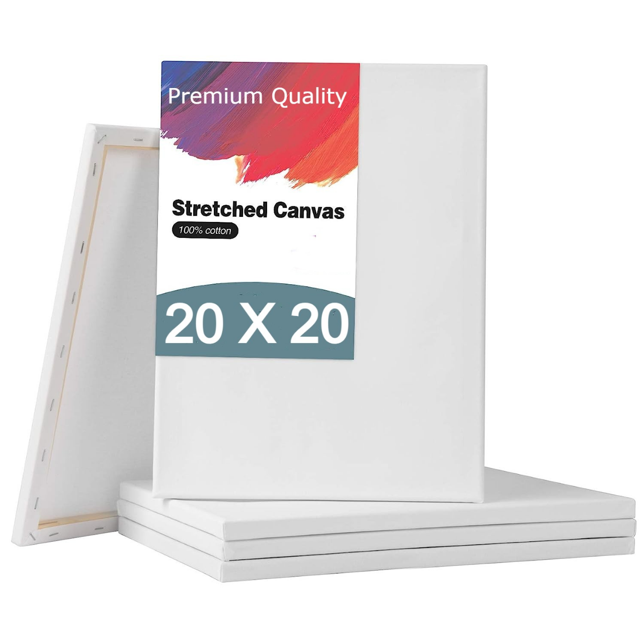 Picture of White Premium Canvas  20x20 inch