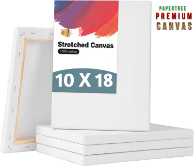 Picture of Papertree Premium White Canvas 10x18 inch