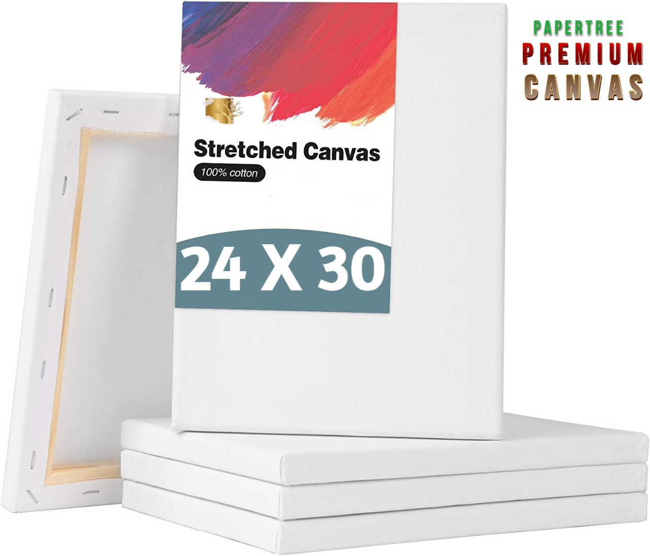 Picture of Papertree Premium White Canvas 24x30 inch