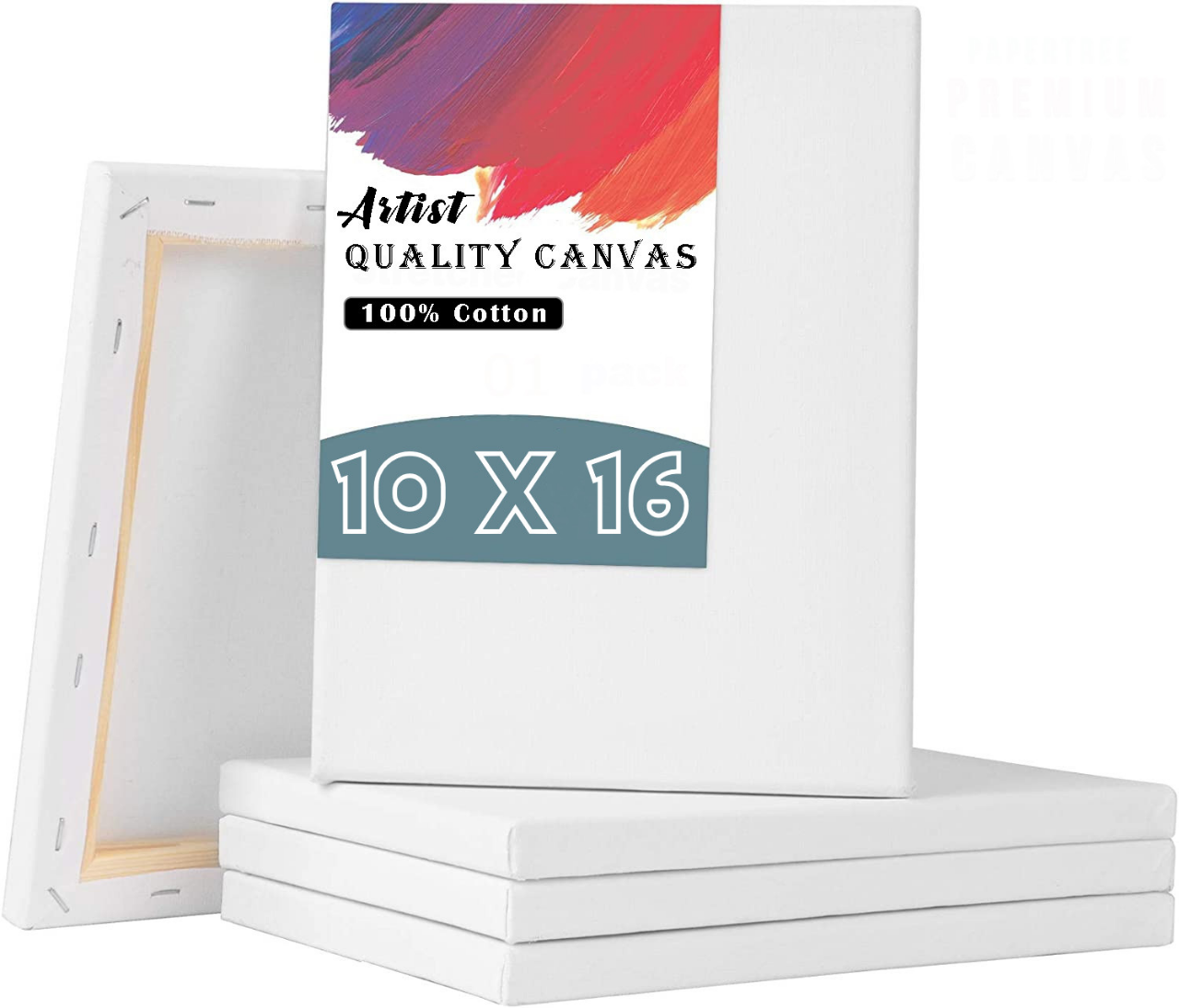 Picture of PAPERTREE White Premium Canvas 10x16 Inch