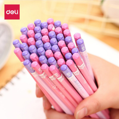 Picture of Deli S929 Pink Body 2B Pencil for school and office supply 50 pcs of pack