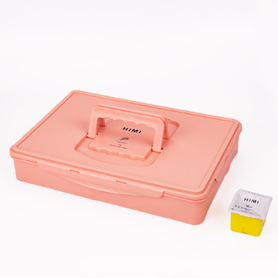 Picture of HIMI Gouache Paint Set 24 Colors (80ml/Pc) Paint Set Unique Jelly Cup Design Non Toxic Paints for Artist, Hobby Painters & Kids