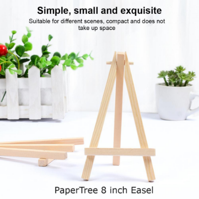 Picture of Small Mini Wooden Easel Stand Desktop Wedding Photo Display Name Card Holder