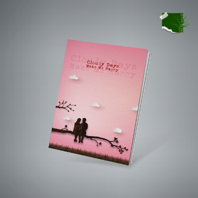 Picture of Papertree Rulled Note Book (Cloudy Days make me Happy)