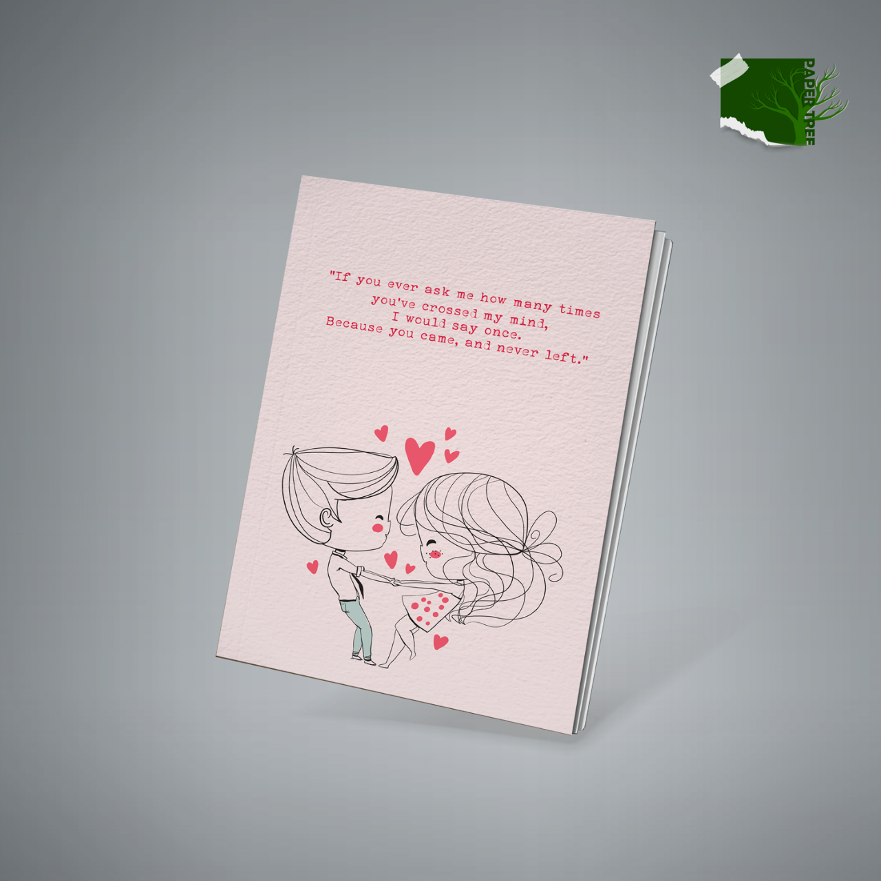 Picture of Papertree Rulled Note Book (If you ever ask me how many times....)