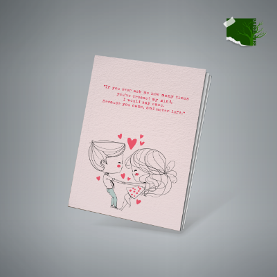 Picture of Papertree Rulled Note Book (If you ever ask me how many times....)