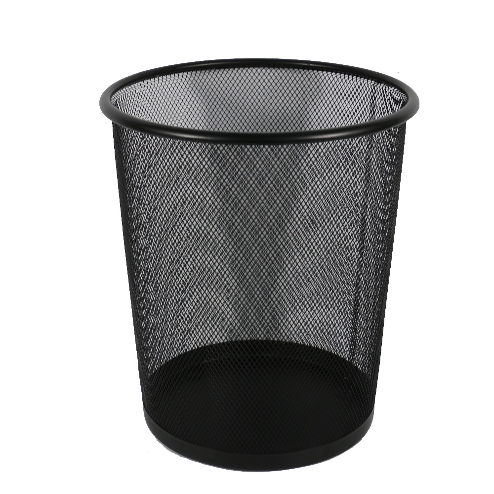 Picture of Mesh Wastebasket Trash Can for Home and Office Workspace