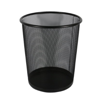 Picture of Mesh Wastebasket Trash Can for Home and Office Workspace
