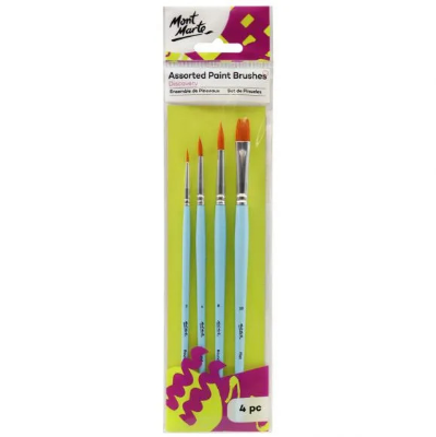 Picture of Assorted Paint Brushes Discovery 4pc