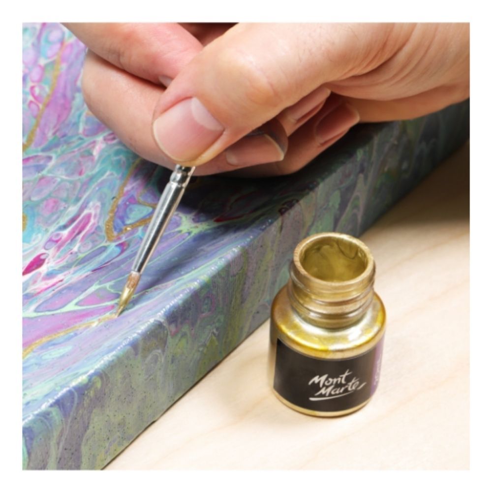 Picture of Mont Marte Foil Paint 20ml Bottle - Gold