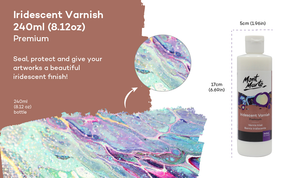 Picture of Mont Marte Acrylic Medium - Iridescent Varnish 240ml