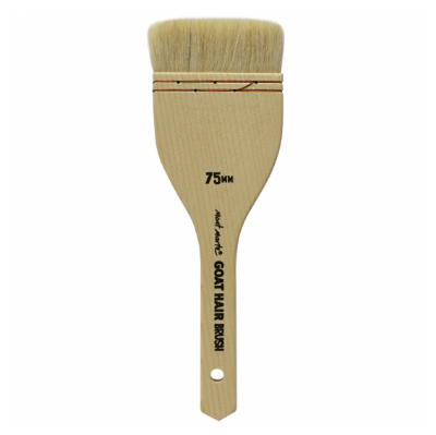 Picture of Mont Marte Goat Hair Pine Wood Brush 75mm