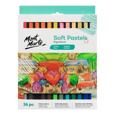 Picture of Mont Marte Soft Pastels Colour 36pc