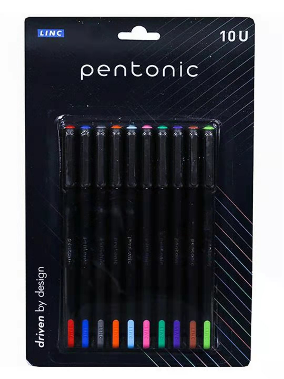 Picture of Linc Pentonic 10 Color Smooth Ball Pen - Enjoy Smooth and Colorful Writing Experience Easy to Use and Maintain - Easy flow Ink Technology