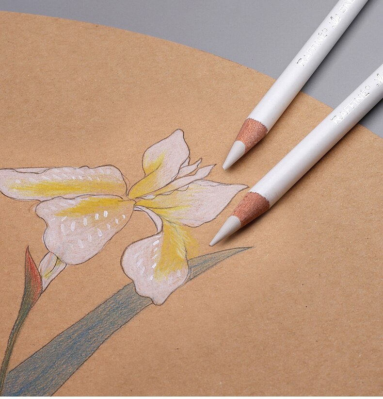 Picture of Marco Artist Sketch White Charcoal Pencil 12 PCS