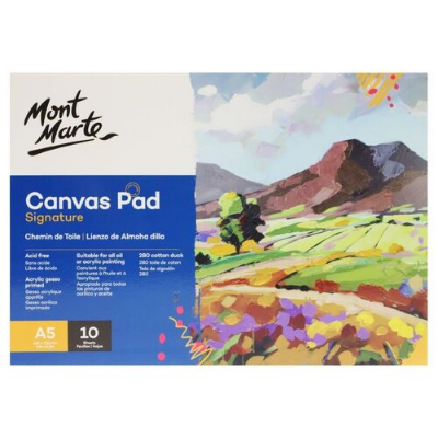 Picture of Mont Marte White Canvas Pad A5