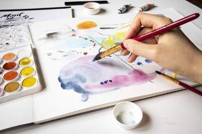 Picture of Mont Marte Premium Cotton Watercolour Paper A4 300gsm 5 Sheet