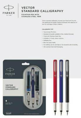 Picture of Parker Vector Standard Calligraphy CT Calligraphy Fountain Pen