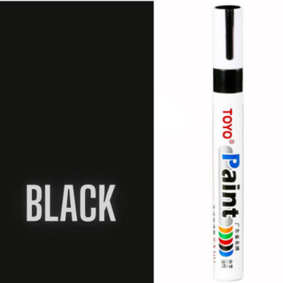 Picture of Toyo Oil Paint Waterproof Marker Pen Permanent Markers For Car Tire any surface, metal, glass, wood, plastic, paper ,Rubber, etc.