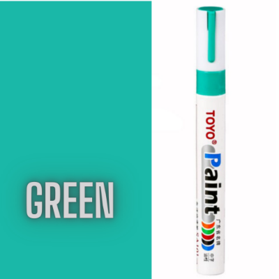 Picture of Toyo Oil Paint Waterproof Marker Pen Permanent Markers For Car Tire any surface, metal, glass, wood, plastic, paper ,Rubber, etc.