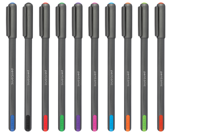 Picture of Linc Pentonic 10 Color Smooth Ball Pen Set