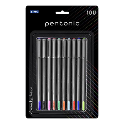 Picture of Linc Pentonic 10 Color Smooth Ball Pen Set