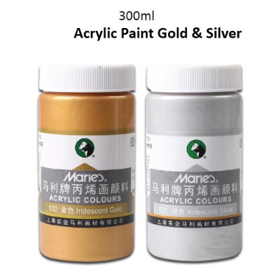 Picture of Acrylic Colour 300ml - Gold & Silver