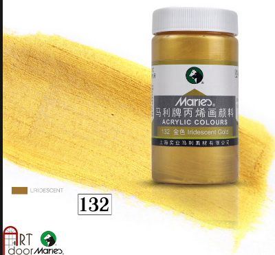 Picture of Acrylic Colour 300ml - Gold & Silver